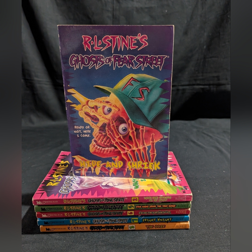 R.L. Stine’s Ghosts of Fear Street 6  Books Vintage Childrens Horror Series